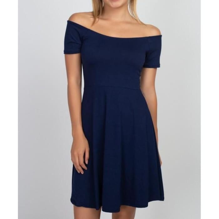 Aqua Classic Knit Sundress - sundress