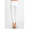Crisp White Ankle Zip Skinny - Jeans