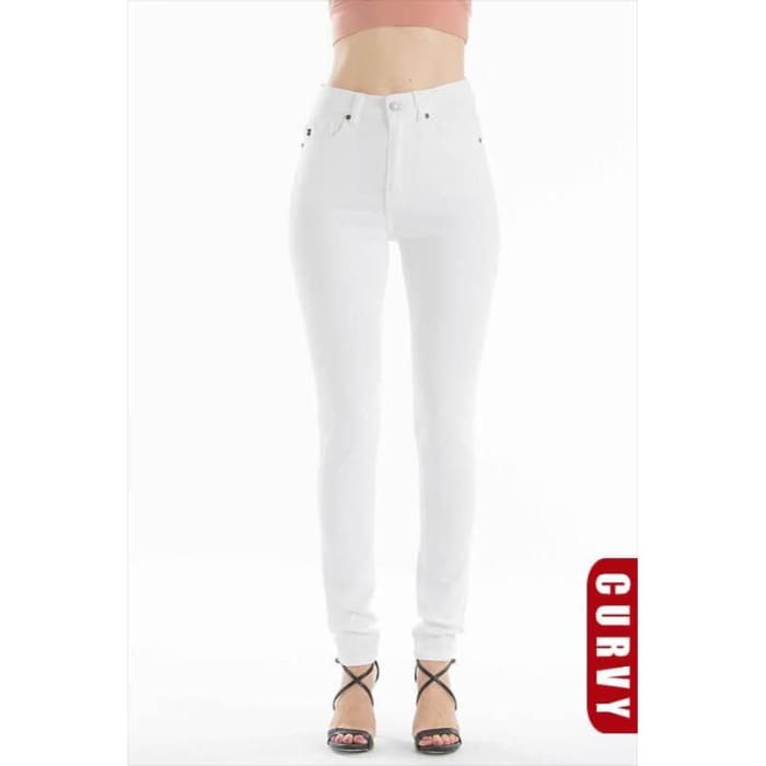 Crisp White Skinny Jean - Jeans