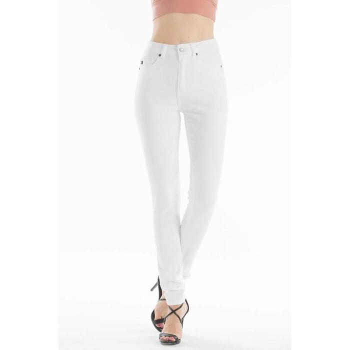 Crisp White Skinny Jean - Jeans