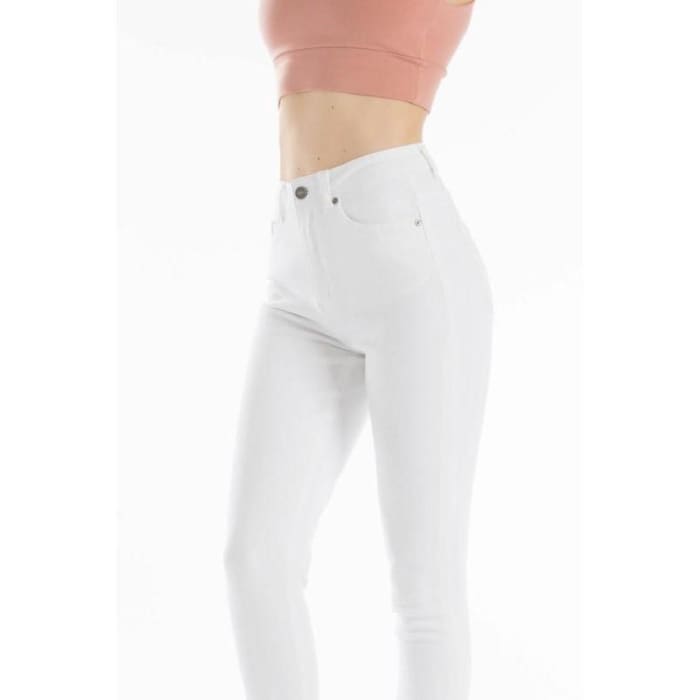 Crisp White Skinny Jean - Jeans
