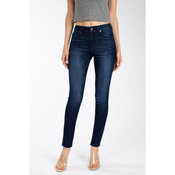 Dark Rinse Skinny Jeans - Jeans