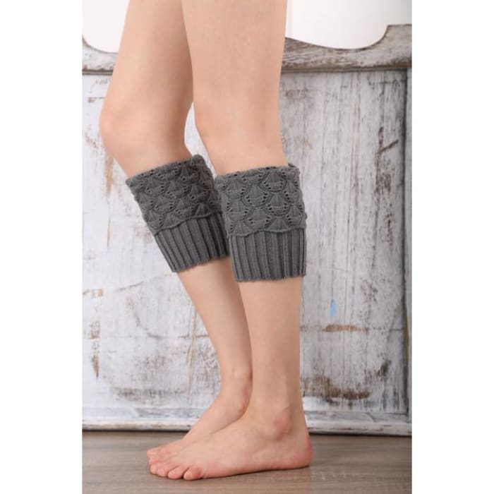 Gray Boot Cuffs - One Size / Gray - Boot Cuffs