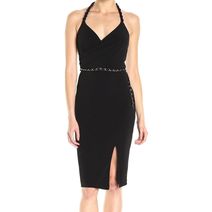 Halter Little Black Dress - Designer Dress