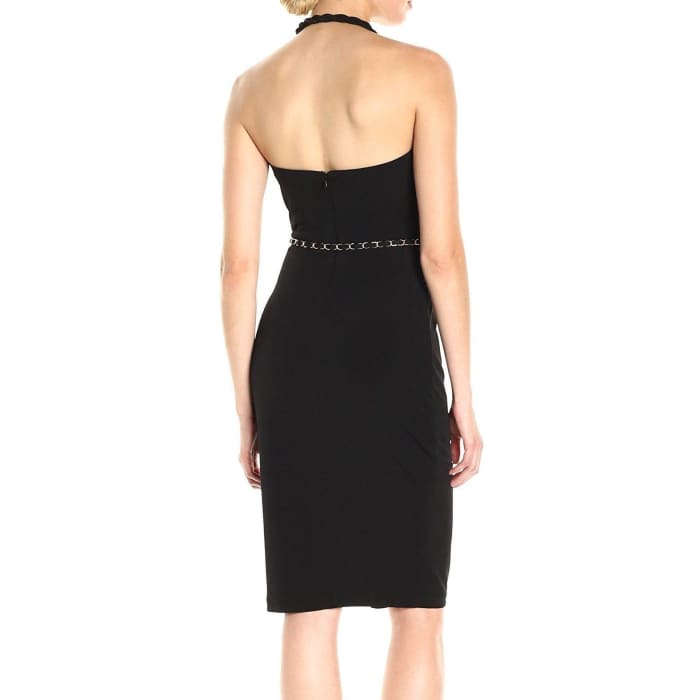 Halter Little Black Dress - Designer Dress
