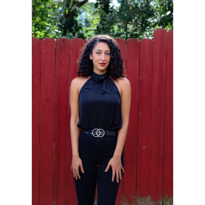 Matte Satin Halter Top - Top