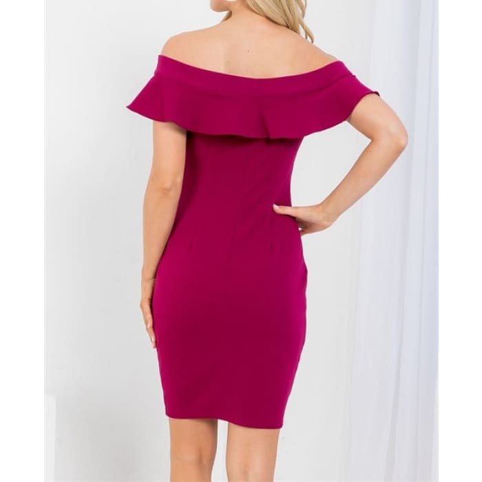Passion Flutter Sleeve Dress - Dresses