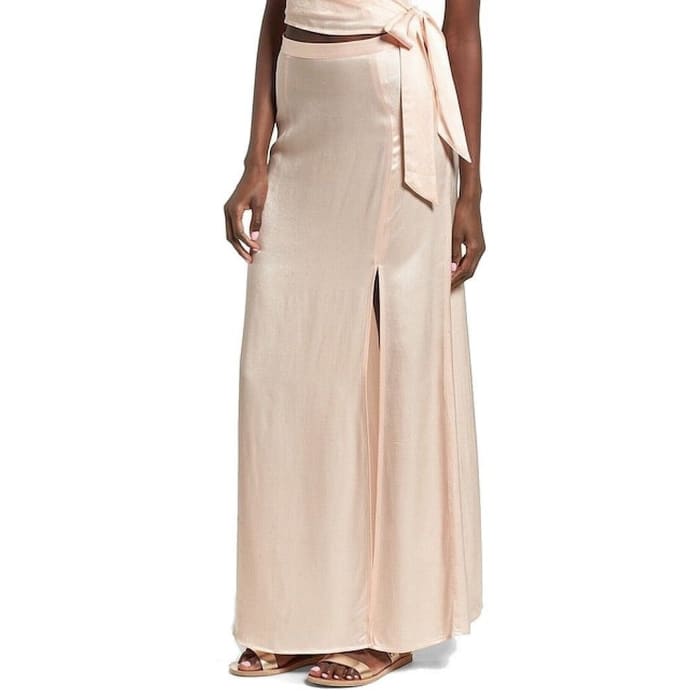 Satin Maxi Skirt - Skirt