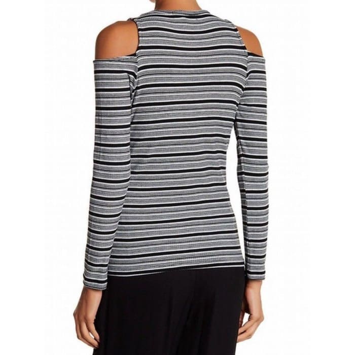Striped Keyhole Top - Top