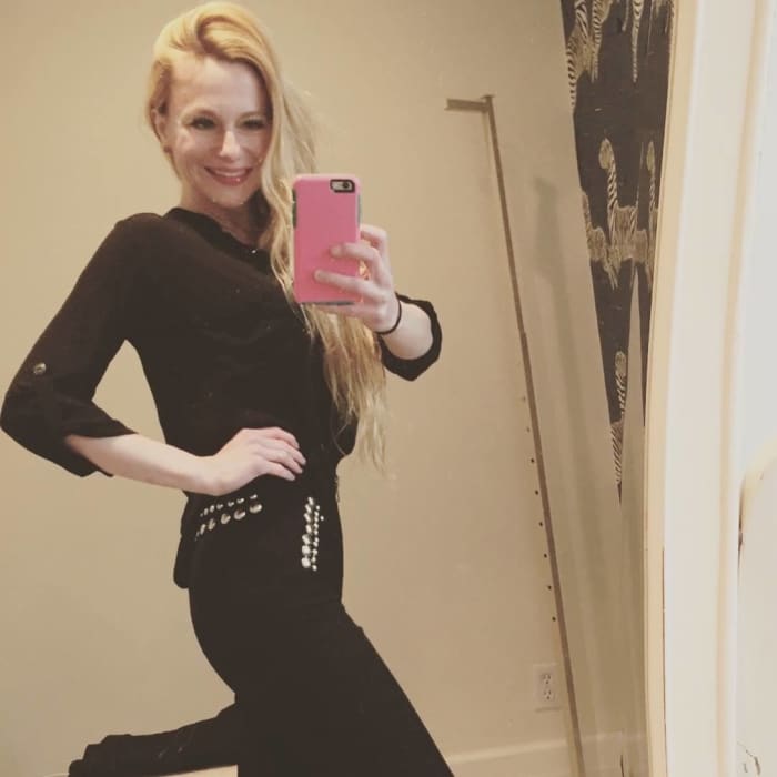 Studded Black High Waisted Jeans - Jeans