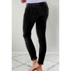 Black Peek-A-Boo Skinny Jeans - Jeans