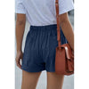 Blue Ink Casual Tencel Shorts - Shorts