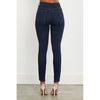 Button Fly Snap Ankle Jeans - Jeans