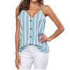 Cabana Stripe Cami- Blue - camisole