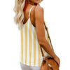 Cabana Stripe Cami- Yellow - camisole