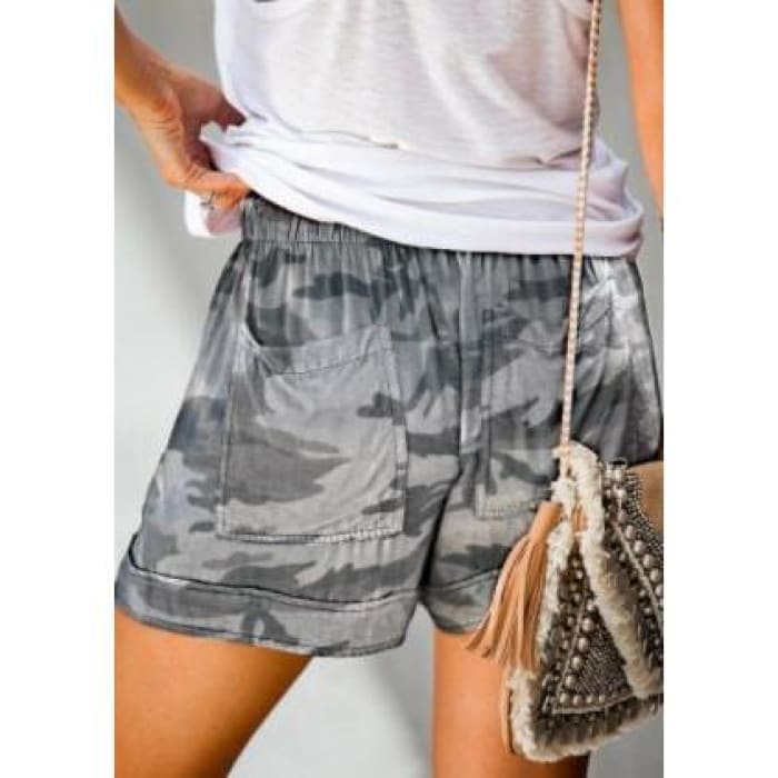 Camo Casual Shorts - Shorts