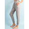 Gray Shirred Ankle Lounge Pants - Lounge Pants