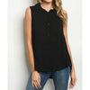 Hi-Lo Top with Shirred Back - Shirt