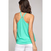 Hot Pink Cross Neck Top - Top