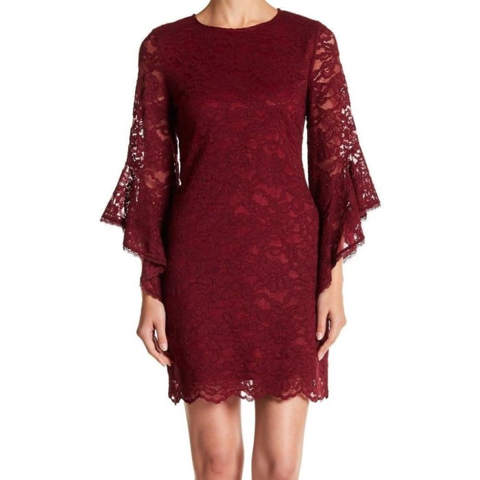 Lace Garnet Dress - Dress
