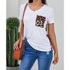 Leopard Back Tee - Shirts & Tops