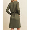 Olive Casual Dress - Dresses