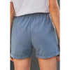 Relaxed Tab Side Shorts - Blue - Shorts