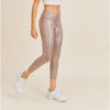 Rose Gold Leopard Leggings - Leggings