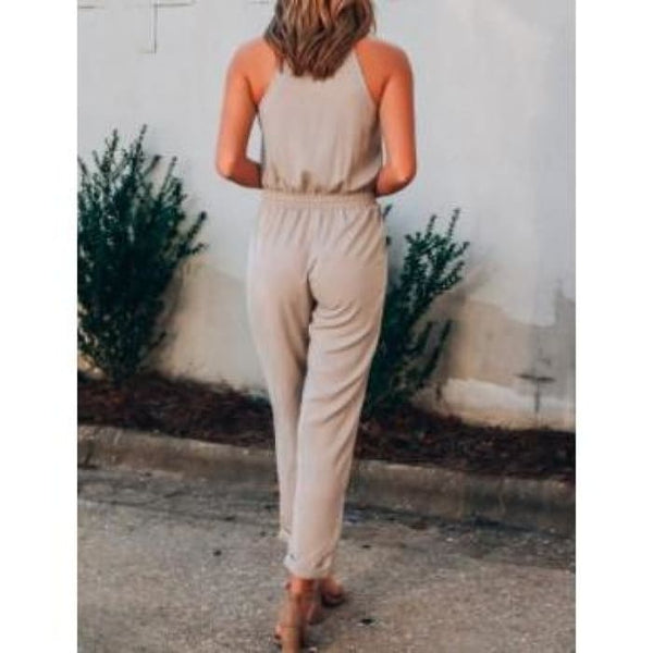 Sleeveless Jumpsuit - Jumpsuit