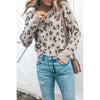 Soft Leopard Print Sweater - Sweater