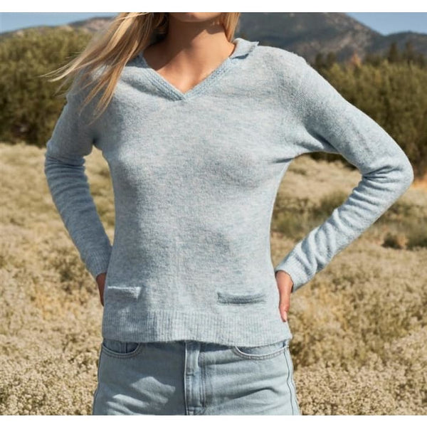Soft Sky Blue Lightweight Sweater - Sweater